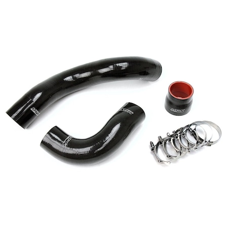 Hps Performance High Temp Reinforced Silicone Intercooler Hose Boots Kit, Black,  57-1697-BLK