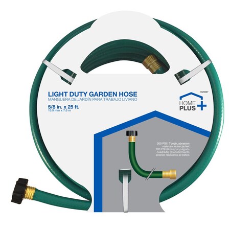 Home Plus 5/8 in. D X 25 ft. L Light Duty Garden Hose FR5825ACE