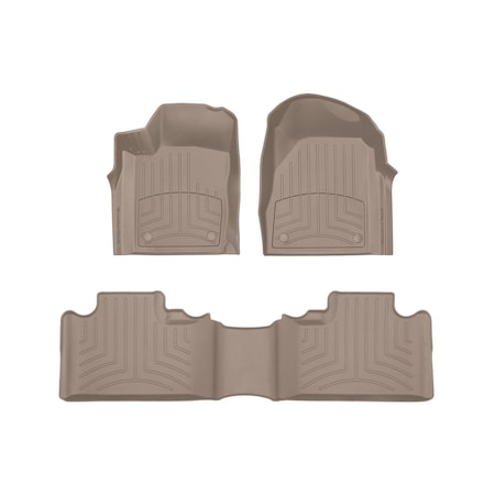 Weathertech Tan, Front and Rear FloorLiner HP 459301IM-453244IM
