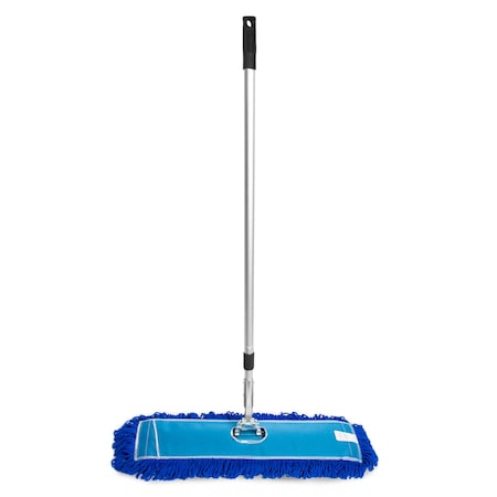 Gritt Commercial All-In-One 24'' Microfiber Dust Mop Set With 72 Telescopic Handle GRI174-24-T-4PK-ZORO