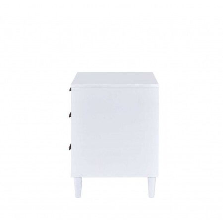 Homeroots 21" Brown Three Drawers Nightstand 319132