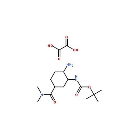 Ak Scientific tert-Butyl [(1R, 2S, 5S)-2-amino-5-[(dimethylamino)carbonyl]cyclohexyl]carbamate oxalate (25g), CAS 1 9769AF-25g