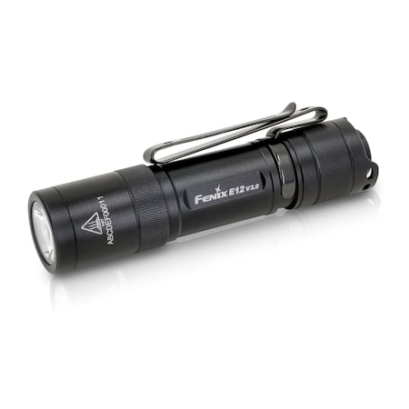 Fenix Lighting Fenix: Compact EDC Flashlight, LED, AA Battery, 200lm, Black E12 V3.0
