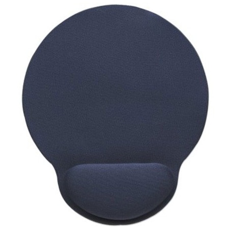 Manhattan Wrist Gel Support Pad and Mouse Mat, Blue, 241 Ã- 203 Ã- 40 mm, non slip base, Lifetime Warranty 434386