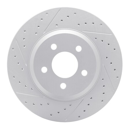 Dynamic Friction Co DFC Geoperformance Rotor - Drilled and Slotted 830-54057L