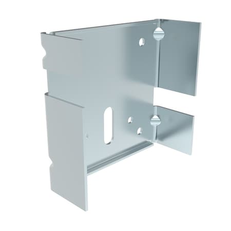 Southco Push To Close Latch U-Shape Mounting Bracket, With Internal Handle Slot, Steel, Zinc Plate R3-23-161-11
