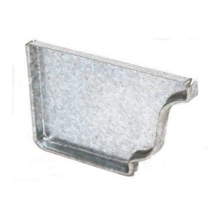 Amerimax Home Products 4" Mf Galv Left End Cap 15205