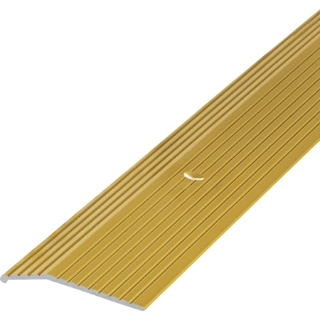 M-D Building Products Building Products 7/8'' X 72'' Satin Brass Aluminum Carpet Trim with Screw Nails 79087
