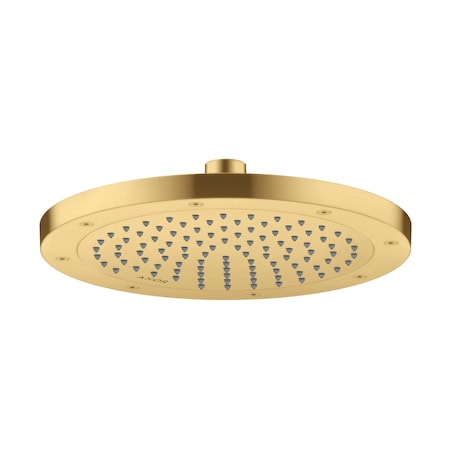 Axor ShowerSolutions Showerhead 245 1-Jet, 1.75 GPM in Brushed Gold Optic 35385251
