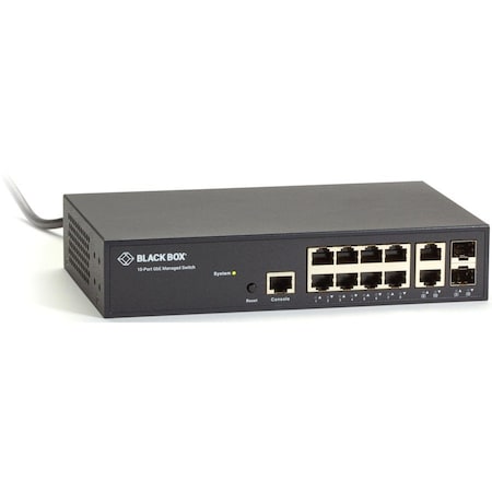 Black Box BLACK BOX Ethernet Switch 8-Port Managed LGB1110A