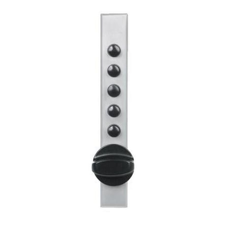 Simplex Cabinet Lock with Standard Deadbolt for Wood Applications - Satin Chrome 9622C20-26D