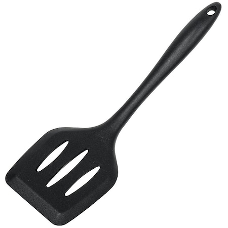 Chef Craft Premium Series Spatula, 11-3/4 in OAL, Silicone Blade, Black 13610