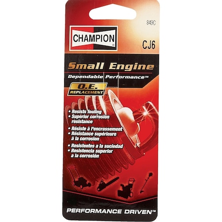 Champion CJ6 Copper Plus Chainsaw Spark Plug 849C