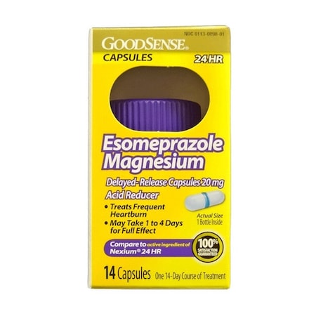 Perrigo Esomeprazole Magnesium, 20mg, 24Hr, 14PK 00113089801