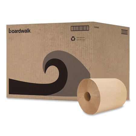 Boardwalk Boardwalk Hardwound Paper Towels, 1 Ply, Continuous Roll Sheets, 800 ft, Natural, 6 PK BWK16GREEN