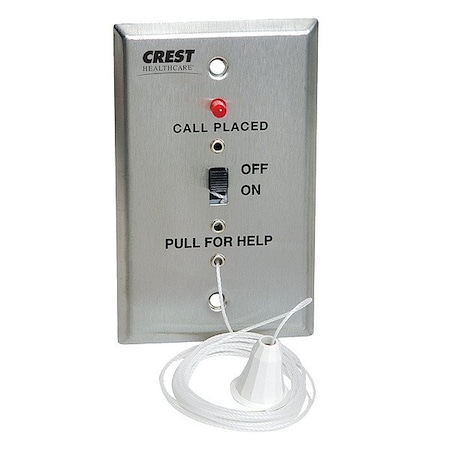 Crest Healthcare Pullcord Station for Cornell, 2 3/4 in W E-114-3C