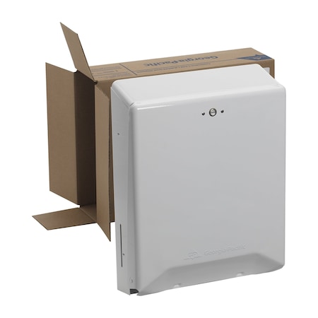 Georgia-Pacific 15"H x 11-1/4"W, Multifold Dispenser, White 56601