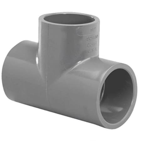 Charlotte Pipe And Foundry PVC 084001200HA 3/4 IN N SLIP TEE SCH80 PVC S X PVC 08400  1200HA