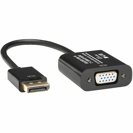 Tripp Lite 6IN DISPLAYPORT TO VGA ADAPTER ACTIVE CONVERTER DP TO VGA M/F DPORT 1.2 6INCH P134-06N-VGA-V2