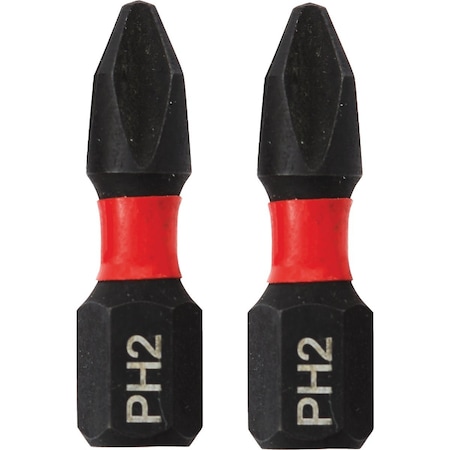 Do It Best 1'' Phillips No, 2 Impact Ready Screwdriver Bit, 2PK QJDIB-SC-005