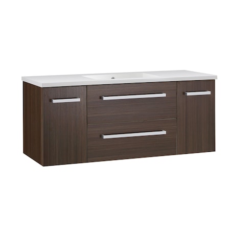 Anzzi Conques 48 in. W x 20 in. H Bathroom Vanity in Rich Brown V-CQA037-48