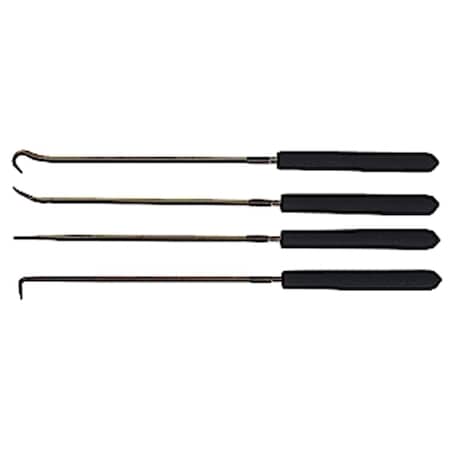 Ullman Devices 4 Piece Long Hook and Pick Set, 4PK ULCHP4L