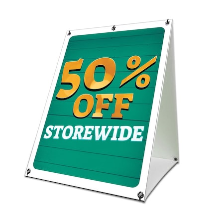 Signmission 50% Off Storewide, 24 Inch x 18 Inch A-frame Yard Sign, Coroplast Yard Sign SBC-1824-30334