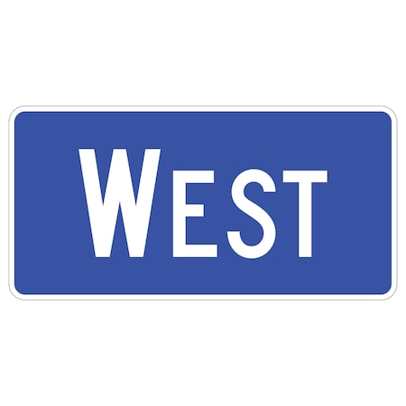 Sign Solutions Usa Traffic Sign, 24 in Width, Aluminum Sign, Horizontal Rectangle DUS06DWT2412M3-4INT