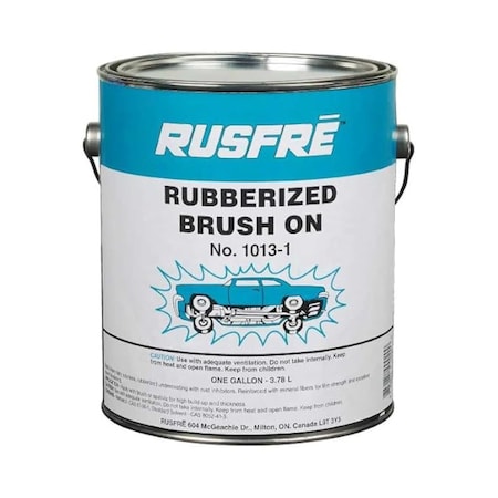 Rusfre Heavy-Duty Brush-On Rubberized Undercoating, Gallon 1013-1