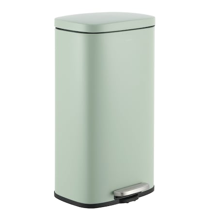 Happimess Curtis 8-Gallon Step-Open Trash Can, Pistachio Gelato HPM1011H