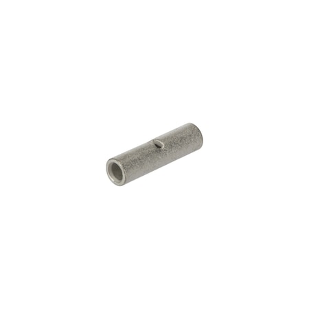 Nsi Butt Splice Wire Connector, 10 AWG Max, Silver, None Insulation, 600 V B16