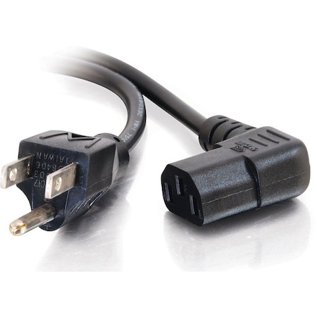 C2G 10FT RIGHT ANGLE UNIVERSAL PWR CORD TAA 27909