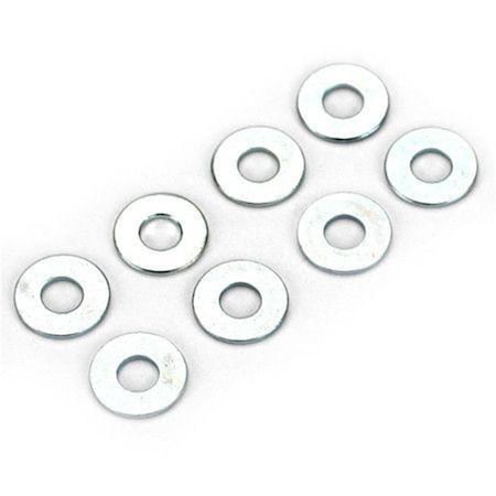 Dubro Products 4 mm Flat Washers, 8PK DUB2110
