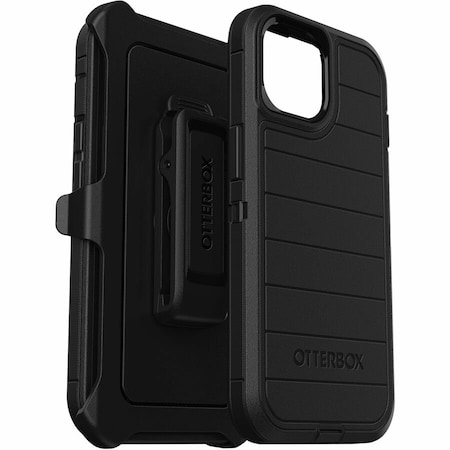 Otterbox Defender Pro Case For Apple Iphone 15 / Iphone 14 / Iphone 13, Black 77-92732