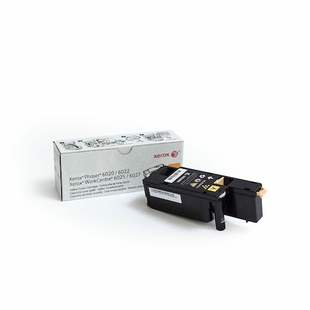 Xerox Compatible 106R02758 Phaser 6022; WorkCentre 6027 Yellow Aftermarket Toner; 1000 Yield 106R02758