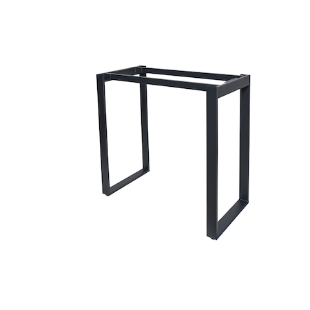 Bfm Seating Urban - Loop Frame 30 x 48in Bar Height Table Base - Sand Black TBU2-3048T
