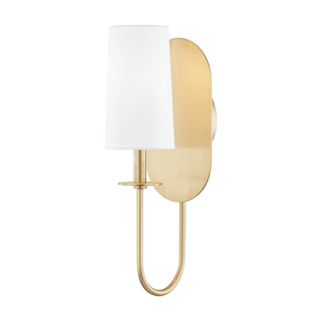 Mitzi Lara 1 Light Wall Sconce 12 In. Aged Brass H395101-AGB