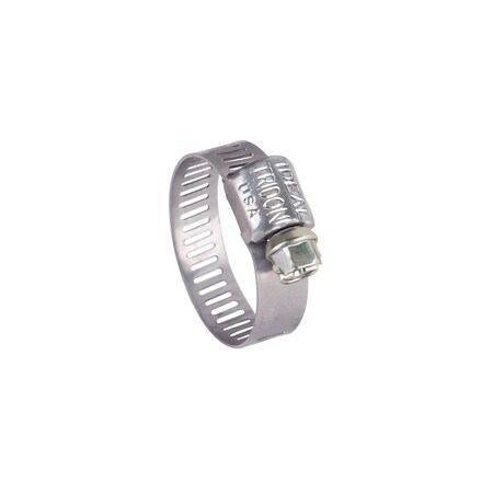 Ideal Tridon Micro-Gear 5/16 in to 5/8 in. SAE 4 Silver Hose Clamp Stainless Steel Screw 6204058