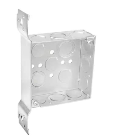 Southwire New and Old Work 21 cu in Square Galvanized Steel Electrical Box Silver 52151-FS-UPC