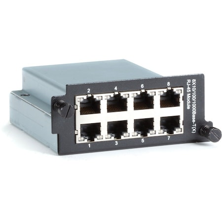 Black Box 8 Port 10/100/1000Base-T Rj45 Module LE2720C