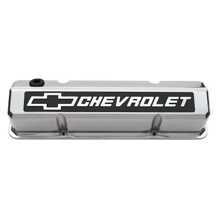 Proform 141920 Slant Edge Valve Covers for 1959-1967 Chevrolet V8, Polished P75-141920