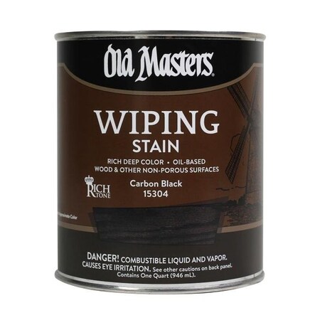 Diamond Vogel CARBON BLACK RICH TONE WIPING STAIN QT 15304
