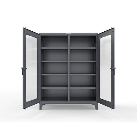 Strong Hold 12 GA Extreme Duty Clearview Double Shift Cabinet 56-DS-LD-248