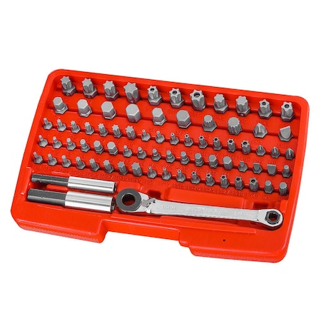 Jtc Auto Tools 78pcs double end mini ratchet bit set 7801