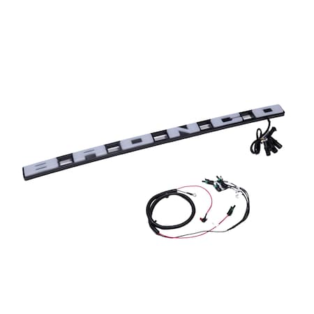 Putco Emblems, Licensed BRONCO Logo; Grille; Amber/White LED; IP69K Rated; Plug And 92851