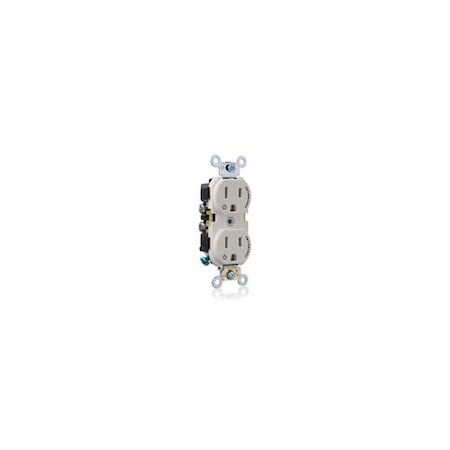 Leviton Dup 15A 125V 2MCtrl Self-Gr LtAl CR015-2PT