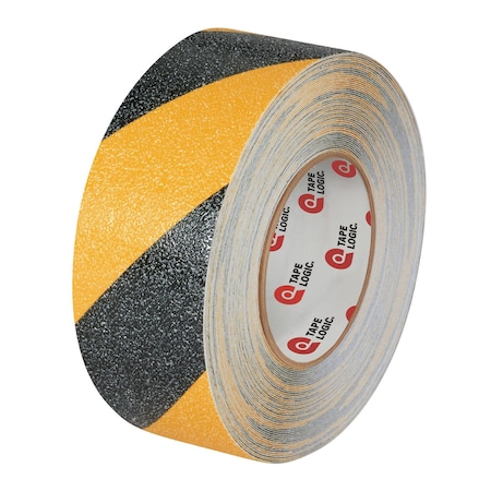 Tape Logic 2in x 60ft Black/Orange Striped Heavy-Duty Anti-Slip Tape T96760BO