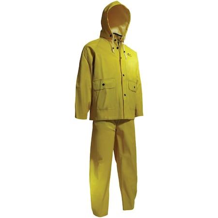 Dunlop Webtex 3-Piece Rainsuit - Rain Jacket, Detachable Hood and Overalls 76017.2XL
