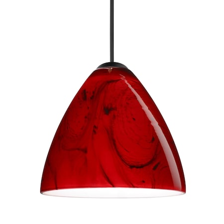 Besa Lighting Besa Mia Pendant, Magma, Black Finish, 1x 5W LED 1XT-1779MA-LED-BK