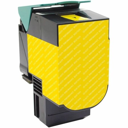 Cig Clover Imaging Remanufactured High Yield Yellow Toner Cartridge for Lexmark C540/C544/X543/X544 200698